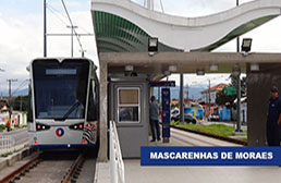 VLT parado na estação Mascarenhas de Moraes