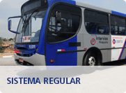 Ônibus representando o sistema regular